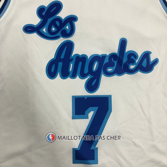 Maillot Los Angeles Lakers Carmelo Anthony NO 7 Classic 2019-20 Blanc